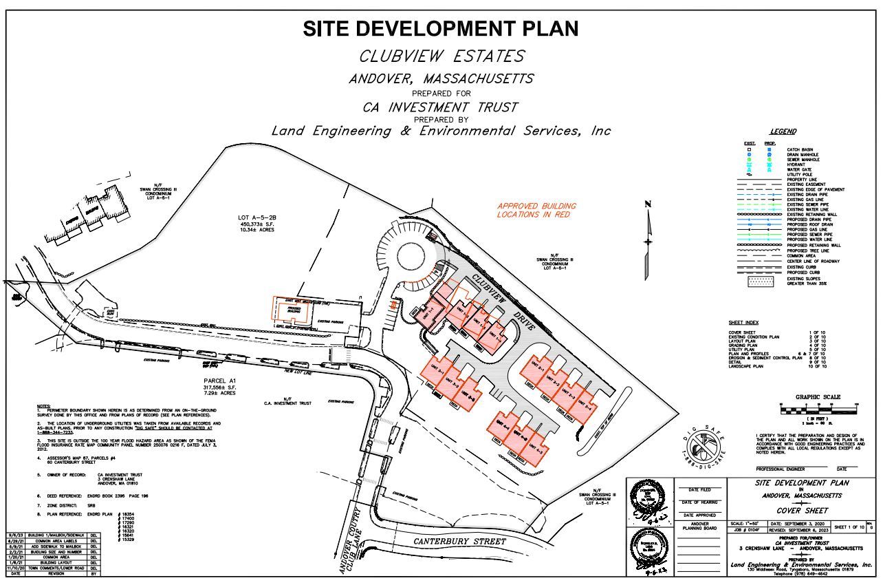 Clubview Estates Site Development Plan