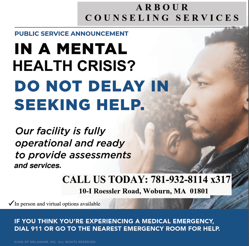 Arbour Counseling Services Flyer