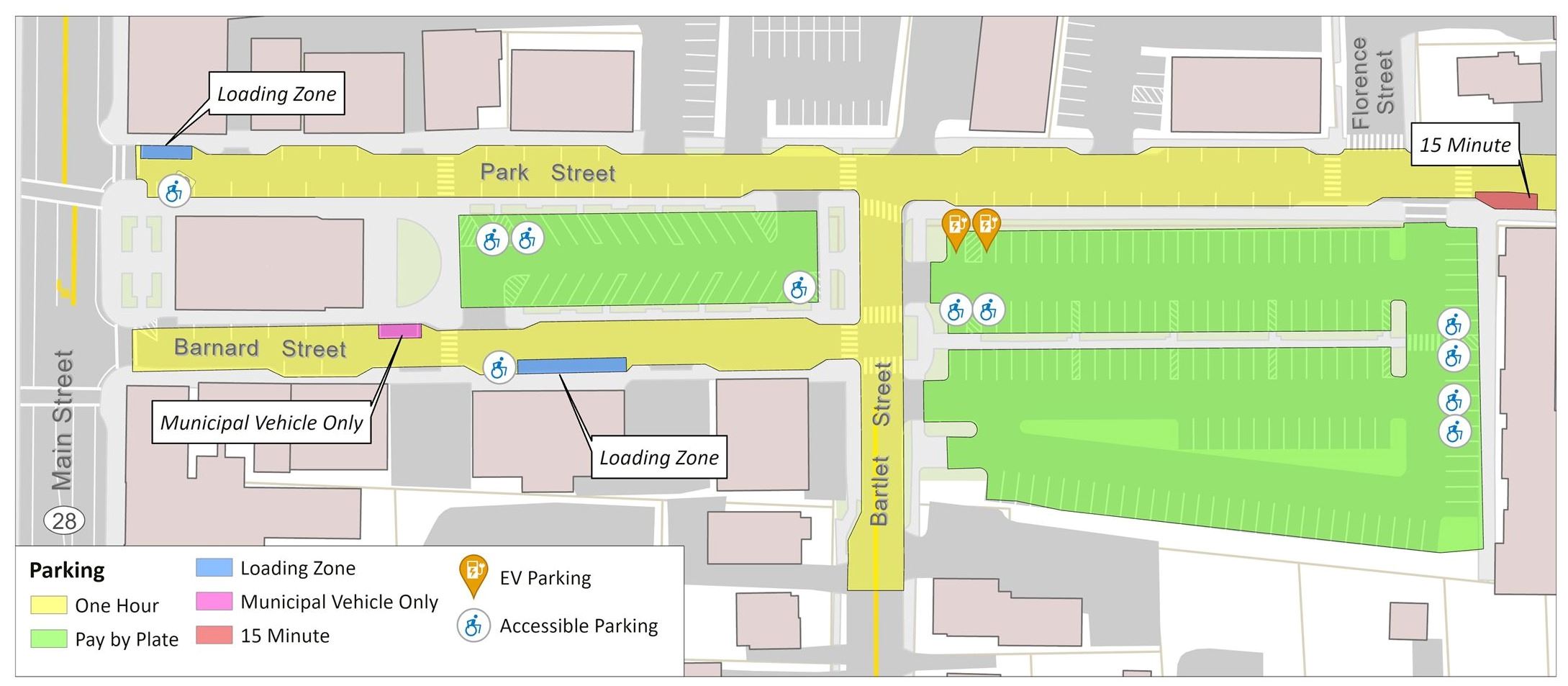 Parking Lot Downtown 2024